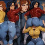 Elisa Maza and April O'Neil take time out