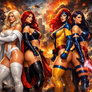 Emma-Madelyne-Jean-Psylocke Butt-bumping (GIF)