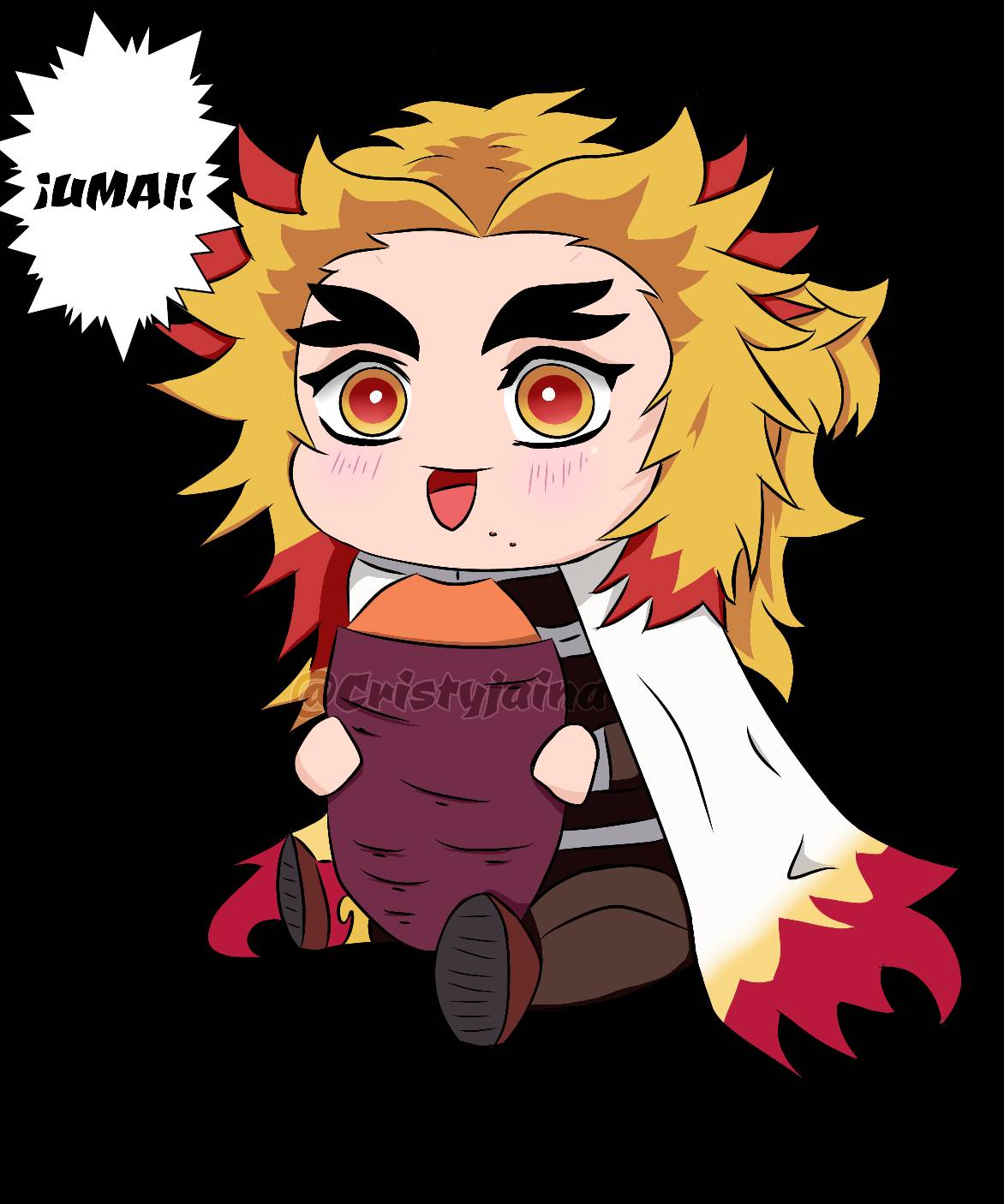 Chibi Rengoku Dumb Rengoku Chibi by Cerasijaina on DeviantArt