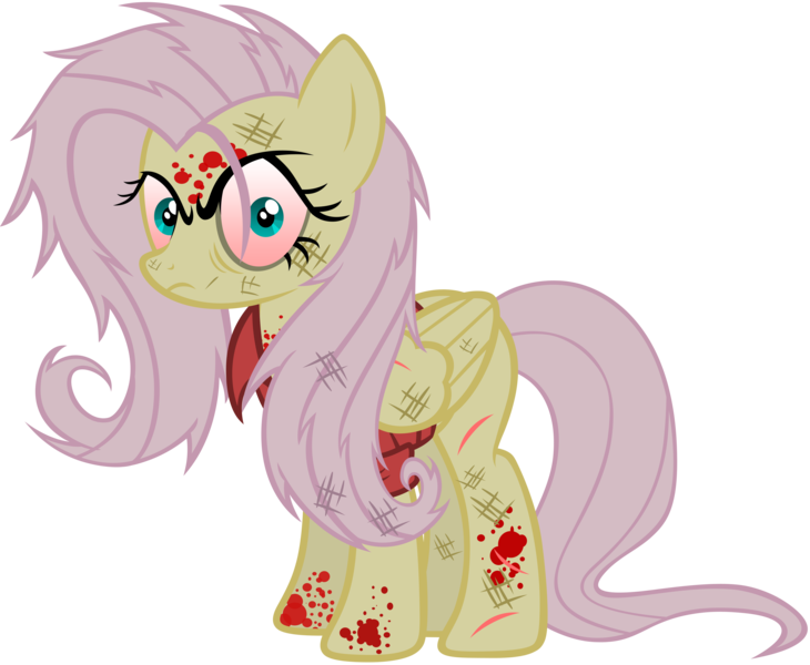 Fluttershed Fluttershy-SHED-MOV-my-version by werewolfverse on DeviantArt