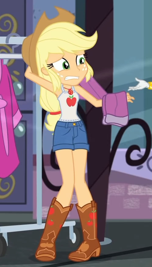 Applejack Human Pool Human Applejack (10) by werewolfverse on DeviantArt