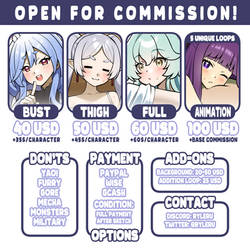 OPEN FOR COMMISSION!