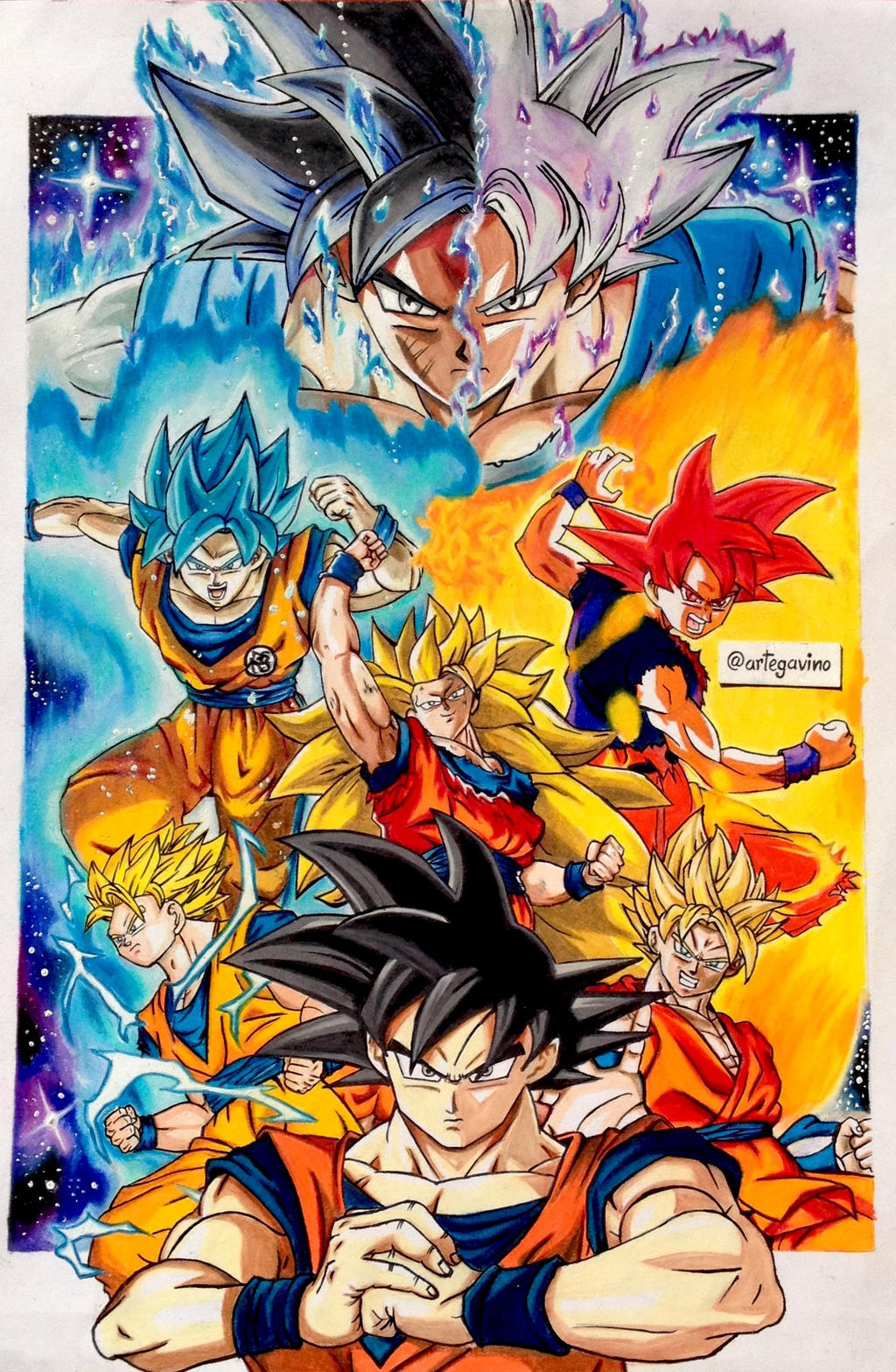 Dragon Ball Z Saga Majin Buu Vegetto vs Super Buu by Artegavino on  DeviantArt