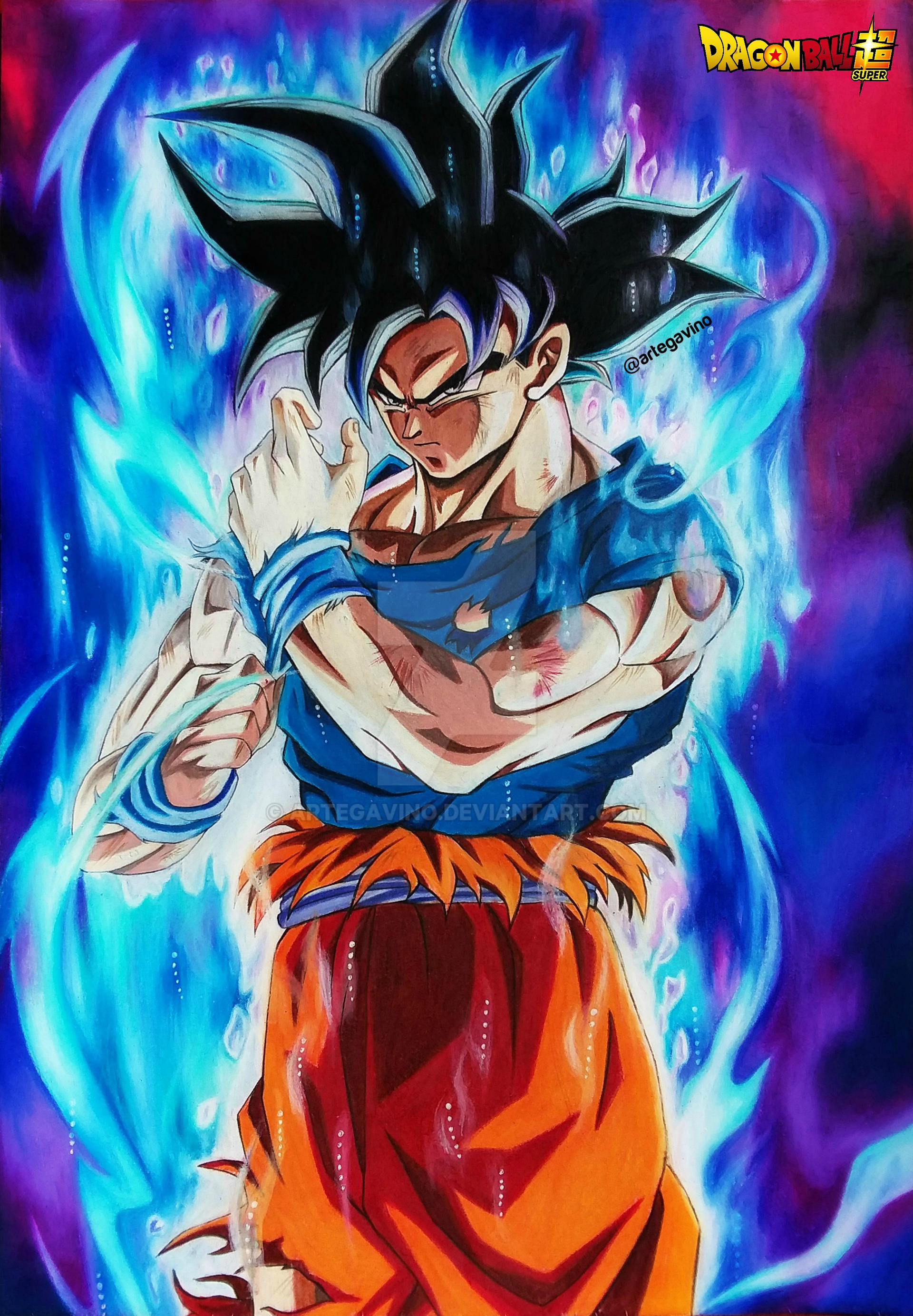 Goku Mui - Goku Ultra Instintic Dragon Ball Super By Artegavino On  Deviantart