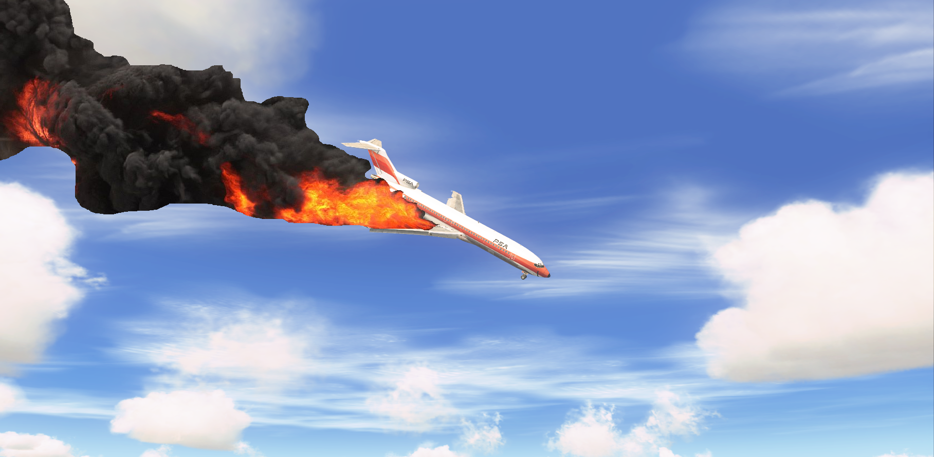Pacific Southwest Airlines Flight 182 by FlightSimulator on DeviantArt