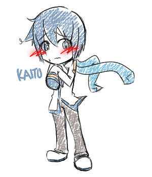 just wanted to draw kaito