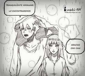 Buscando...//Bolt y Himawari Uzumaki