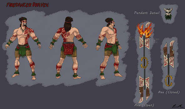 Firedancer Draven Reference Sheet