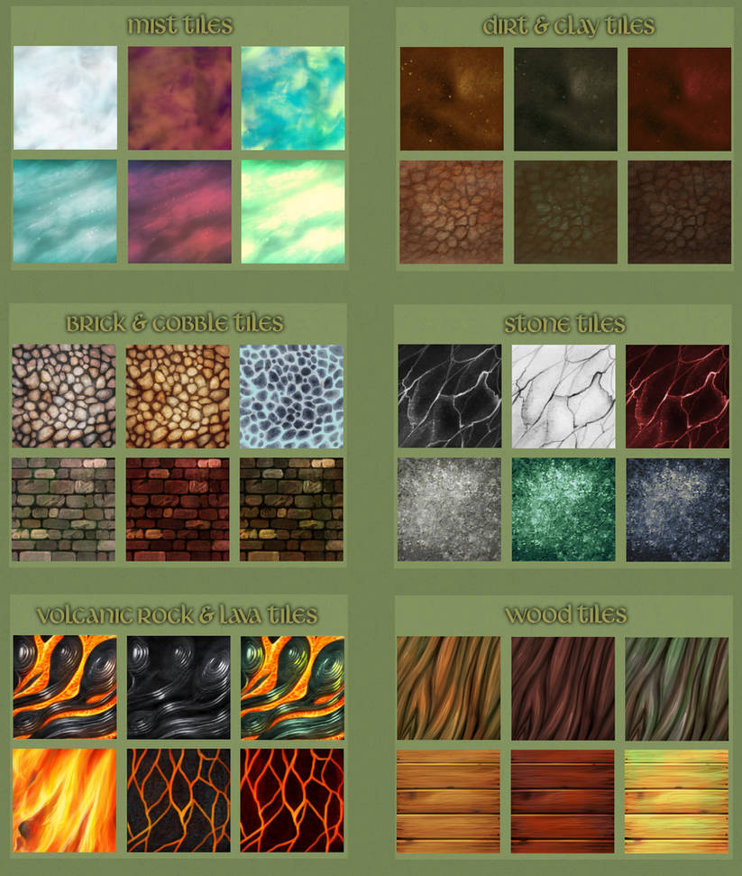 Texture Tiles - Set 2 by Dargonite on DeviantArt