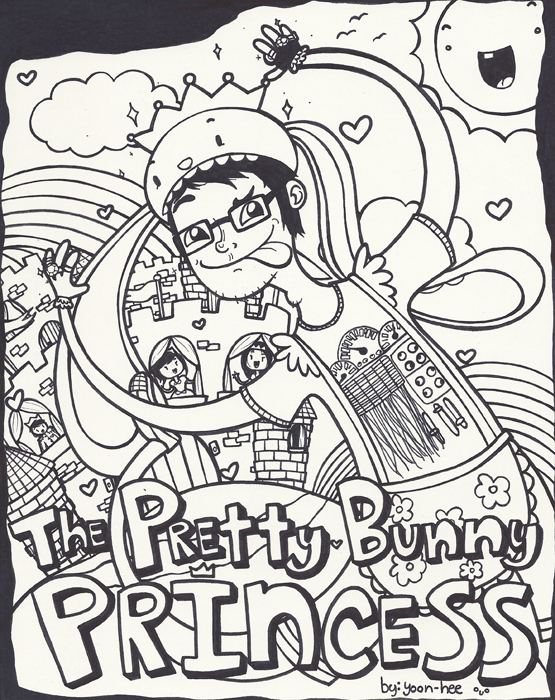 Pretty Bunny Princess Lines