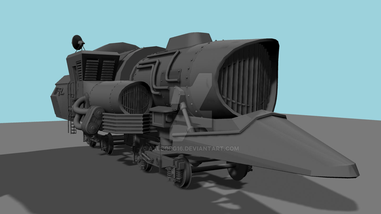 Post Apocalyptic Train By AxlBorg16 On DeviantArt