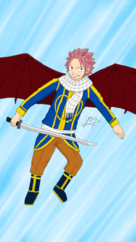 Flying Natsu