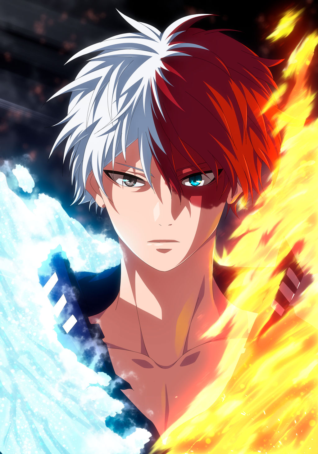 Todoroki Shoto by TempestDH