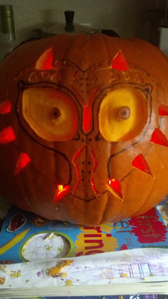 My pumpkin This Year 2013 (Majora's Mask)