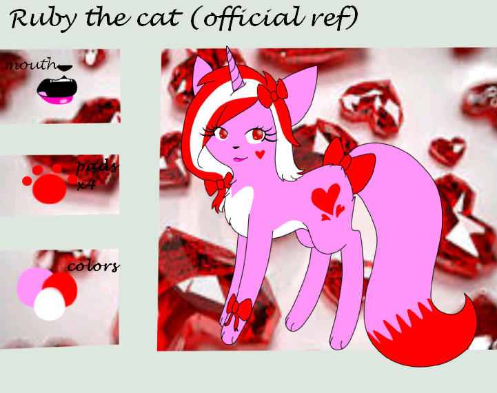Rubyetc Cat Ruby the cat (official ref) by AskTsundereJeff on DeviantArt