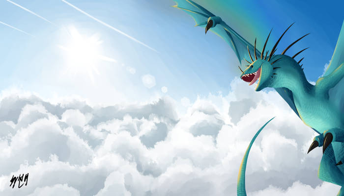 Dragon digital painting #2