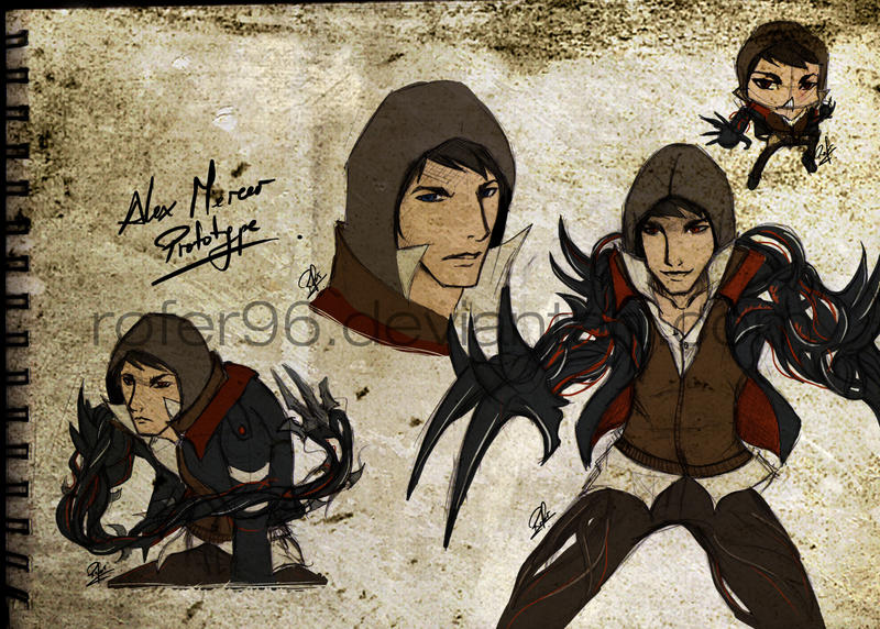 Alex Mercer sketch by Rofer96 on DeviantArt