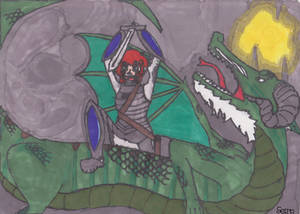 Dragon Slaying Art Project