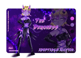 The Demoness ADOPTABLE AUCTION #2 [OPEN] by sonyanotdraw