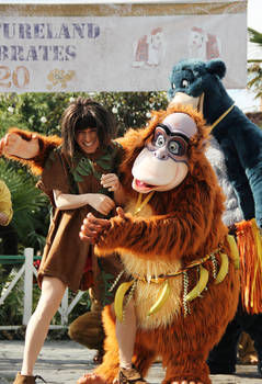 Mowgli and King Louie