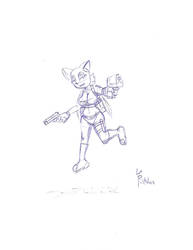 Gunslinger Rouge (RAW)