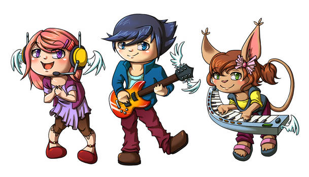 KKon Mascots--Band