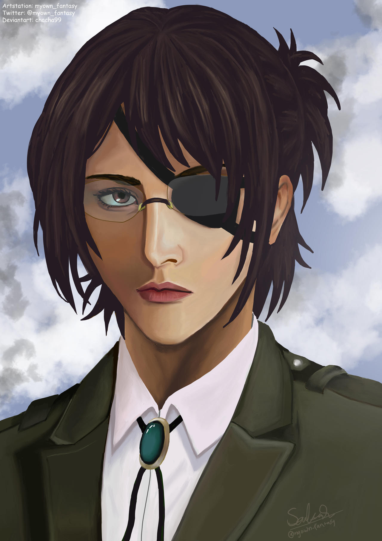 Hange Zoe Fan art by Chacha99 on DeviantArt