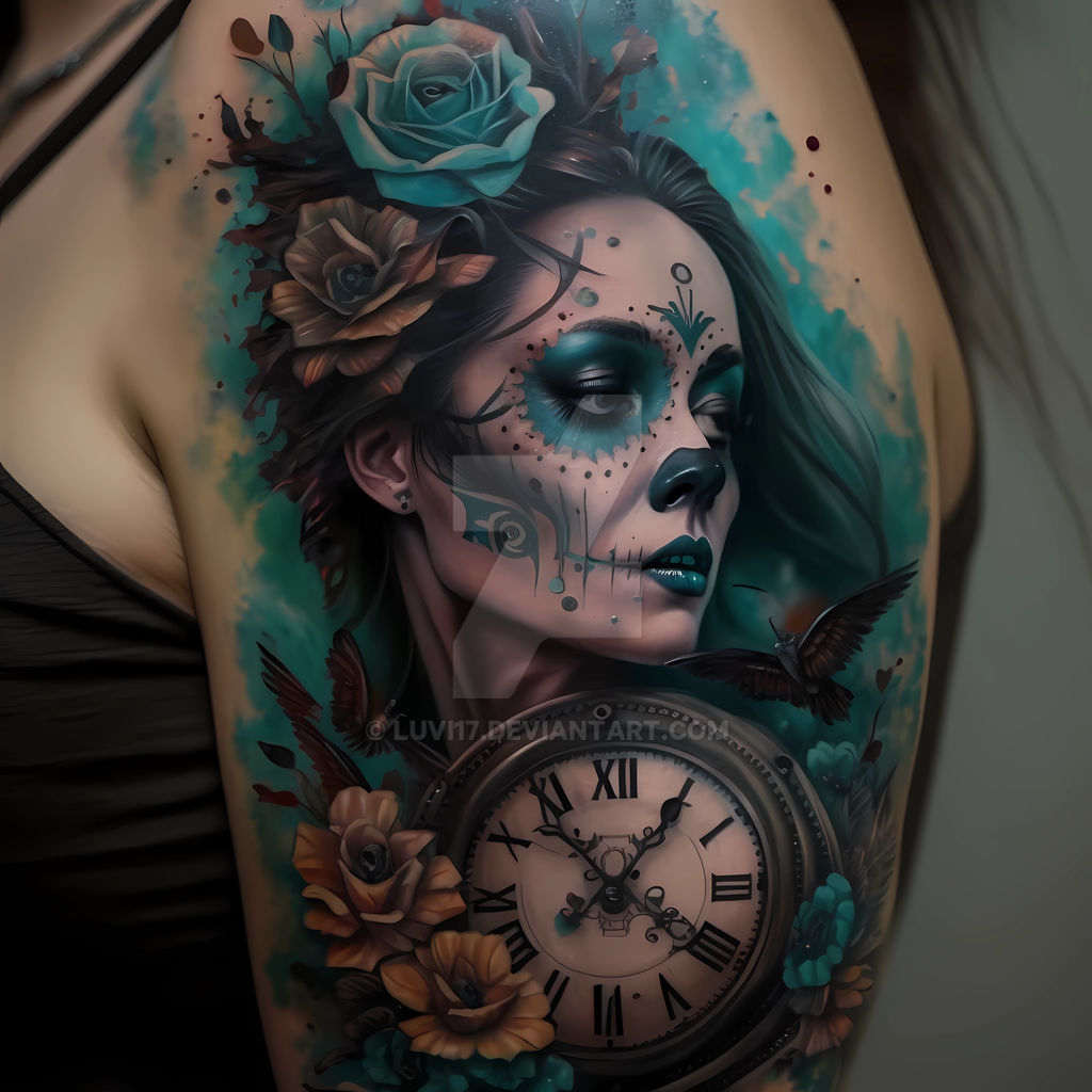 La Catrina Tattoo by LuVi17 on DeviantArt