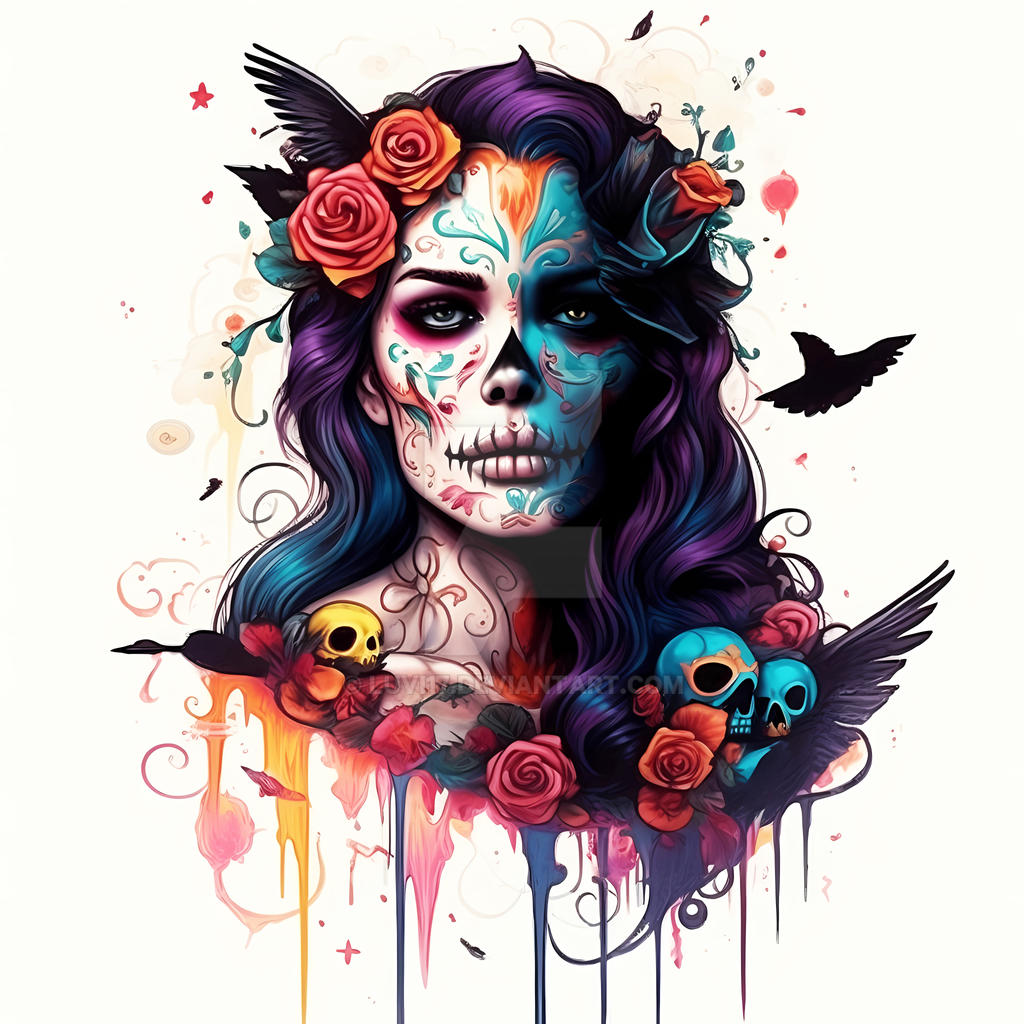 La Catrina Tattoo 2 by LuVi17 on DeviantArt