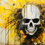 Splatter Painting Skull 3