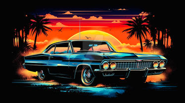 Classic Car Illustration 2