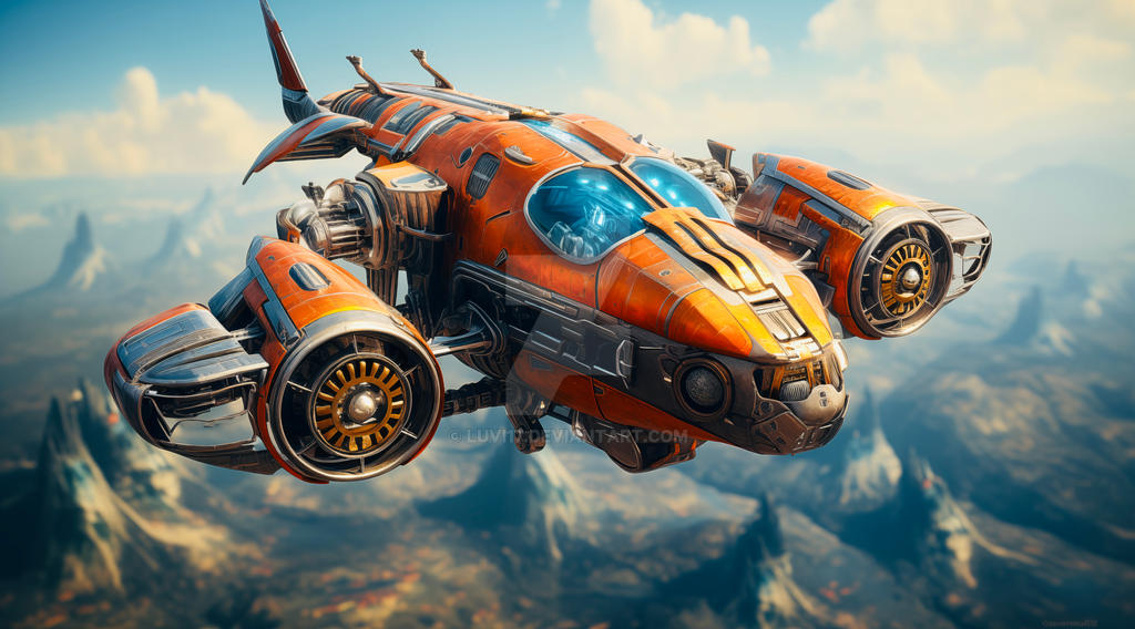 Retrofuturistic Space Racer 2 by LuVi17 on DeviantArt