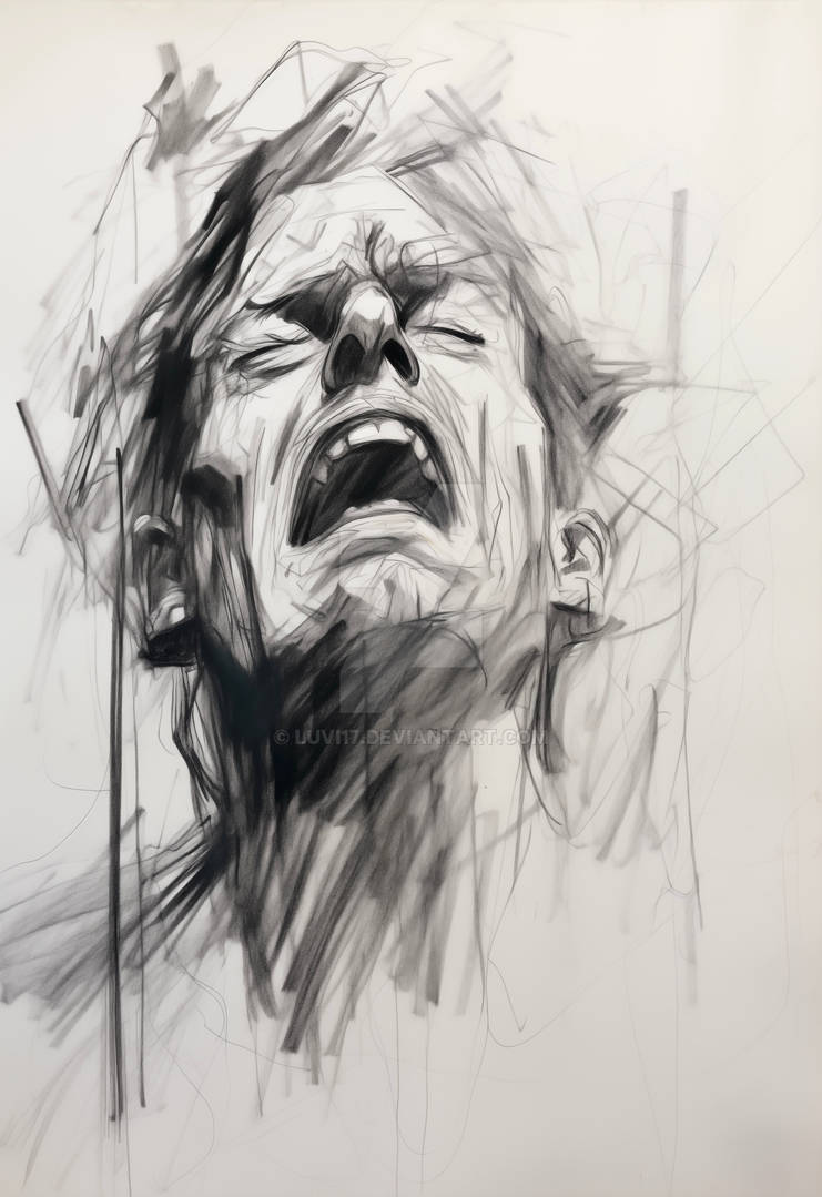 Pencil Sketch Despair by LuVi17 on DeviantArt