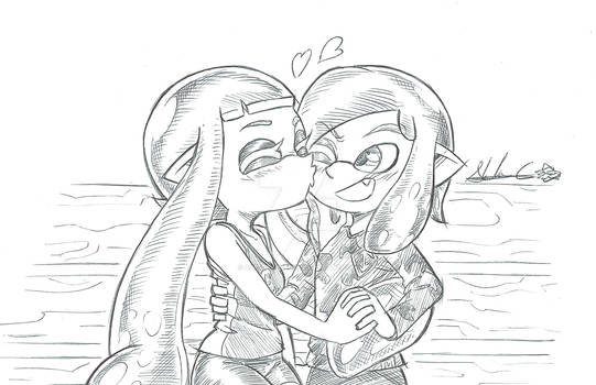 Inkling couple comission