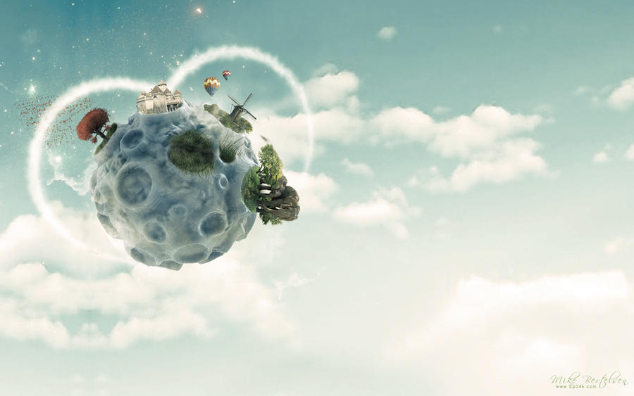 Little Planet Deviantart My Little Planet - Free PSD by 5p34k on DeviantArt