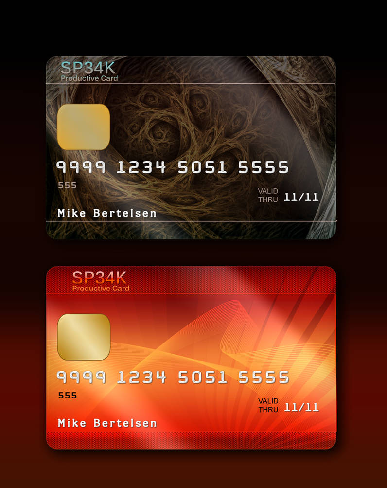 Credit Cart - Free PSD by 5p34k