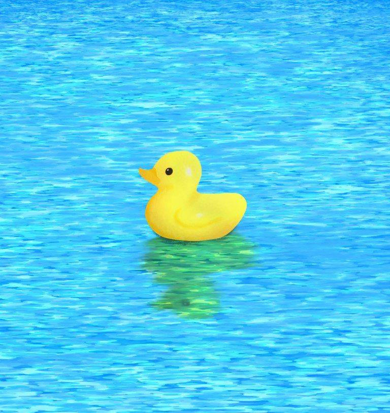 Cute floating rubber duck. by MiaHub on DeviantArt