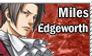 Miles Edgeworth Stamp