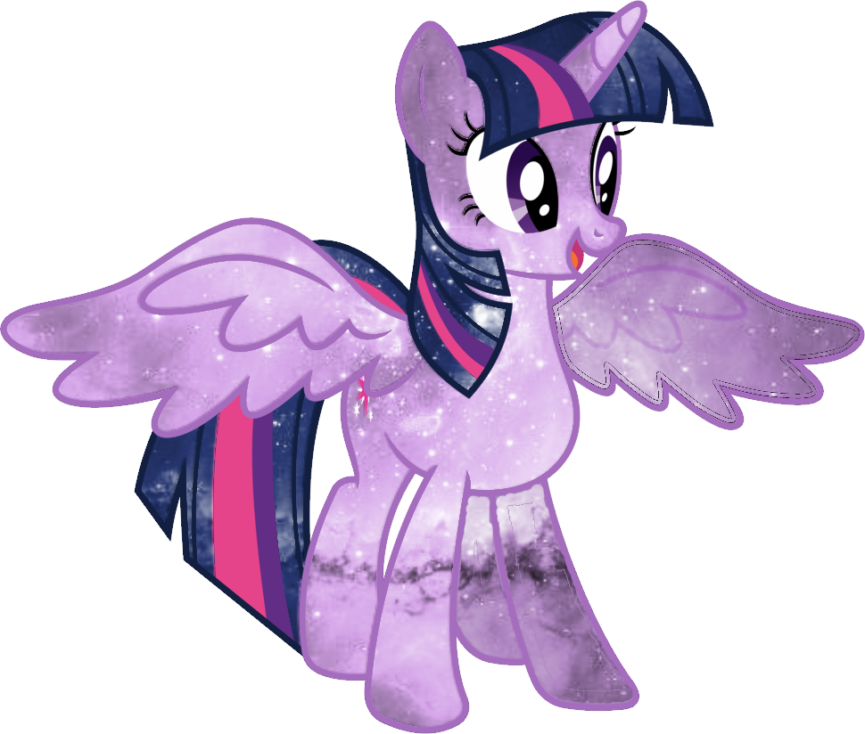 Galaxy Twilight Sparkle Vector REDO