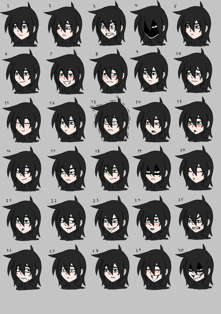 Random Facial Expressions by One-Lazy-Robot on DeviantArt