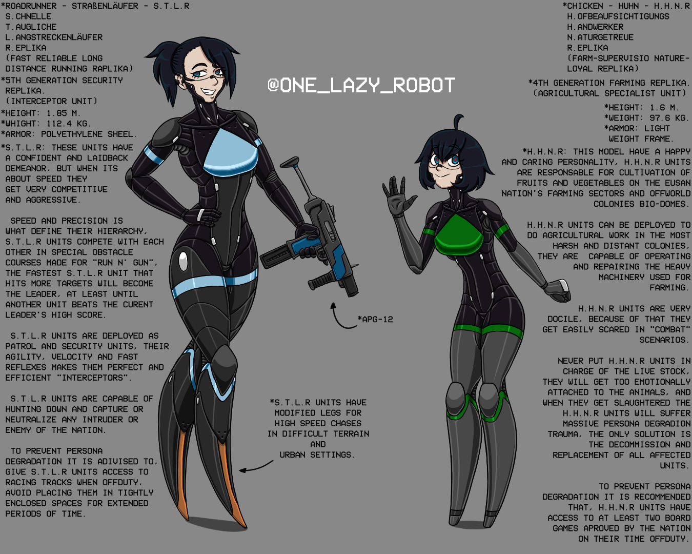 Replika Oc Creation 4 by OneLazyRobot on DeviantArt