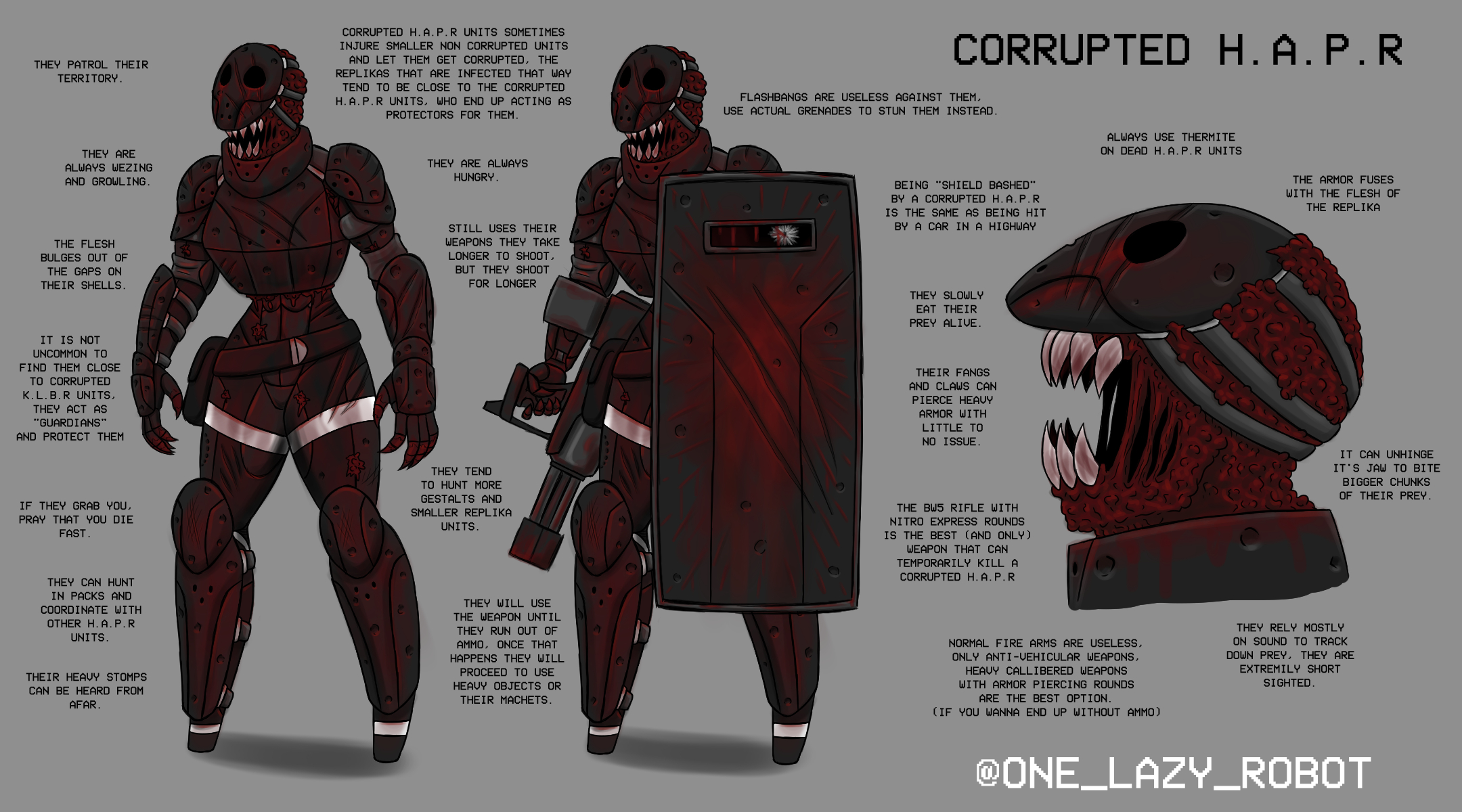 Corrupt Robot Corrupted Harpy by One-Lazy-Robot on DeviantArt