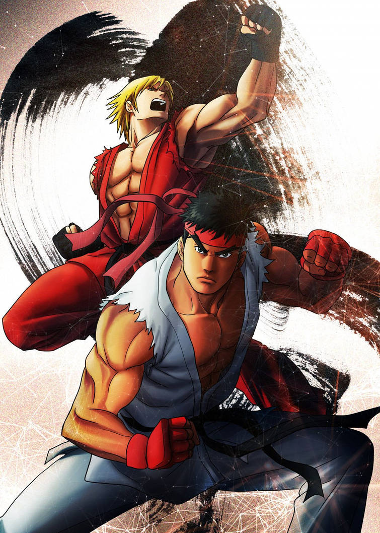 Ken Ryou Ken and Ryu by L-Dawg211 on DeviantArt