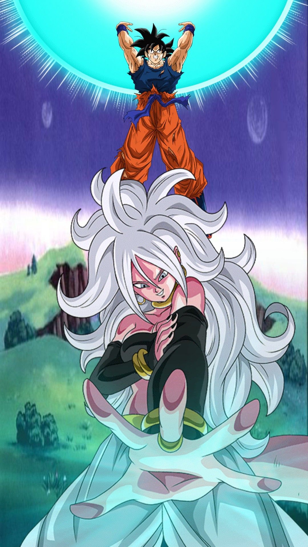 Teamwork of Goku and Android 21 (Good) by L-Dawg211 on DeviantArt Teamwork of Goku and Android 21 (Good) by L-Dawg211 on DeviantArt