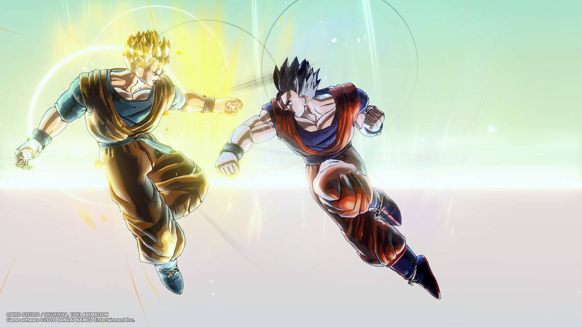 Gohan Spars With His Future Counterpart By L Dawg211 On Deviantart Gohan Spars With His Future Counterpart By L Dawg211 On Deviantart