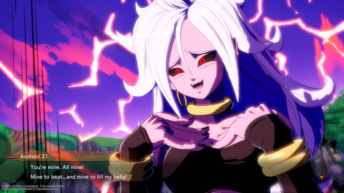Android 21 (Evil)'s insane hunger by L-Dawg211 on DeviantArt