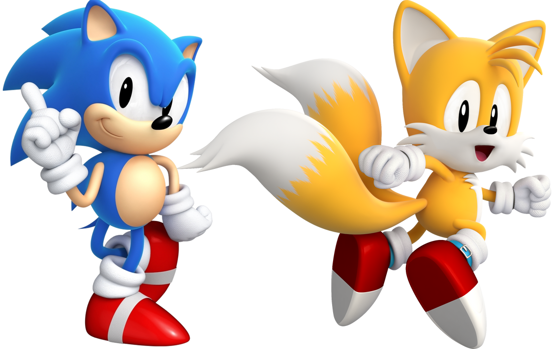 Classic Sonic and Classic Tails by L-Dawg211 on DeviantArt
