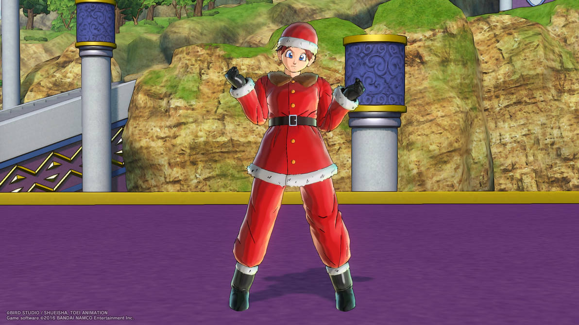 Android 28 Android 28 (Goki) wears a Santa outfit by L-Dawg211 on DeviantArt