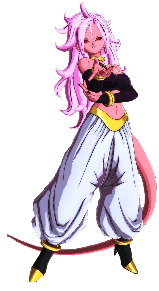 Android 21 (Evil) (Majin) Render (Legends) by L-Dawg211 on DeviantArt