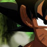 Goku's serious face